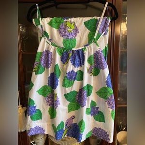 Printfresh NWOT cami/cropped Pajama Set Hydrangeas 2X